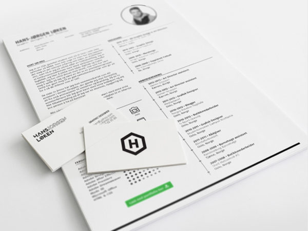 Free Indesign Resume Template with Clean and Simple Design