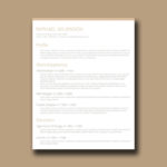 Crafty Resume Template