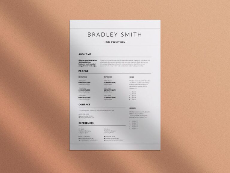 Smashresume free and premium resume templates for job seeker