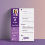 Purple Resume Template