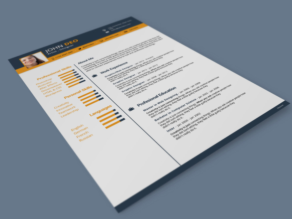 Free 3 in 1 Resume Template for Any Job Opportunity