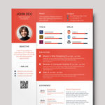 Colorful Material Resume