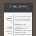 High End Resume Template