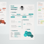 Infographic PSD Resume