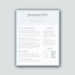 Simplified Word Resume