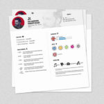 Square Resume Template