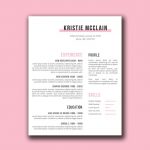 Crisp And Clean Resume