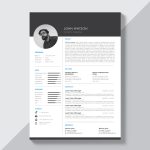 Creative Black and White Resume