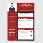 Modern Red Resume