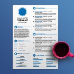 White CV Template