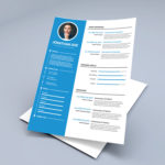 Blue Timeline CV