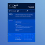 Blue Infographic Resume