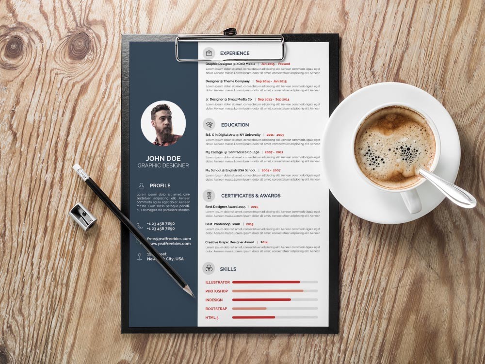 Free Minimal CV Template with Professional Look