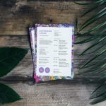 Purple Flowers Resume