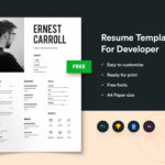 Simple Developers Resume