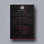 Dark Minimalistic Resume