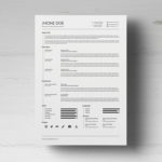 Minimalist Timeline CV/Resume