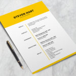 Yellow Elegant Resume