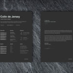 Elegant Black CV