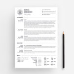 Minimalist PSD CV/Resume