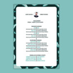 Line Resume Template