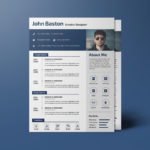 Designer PSD CV Template