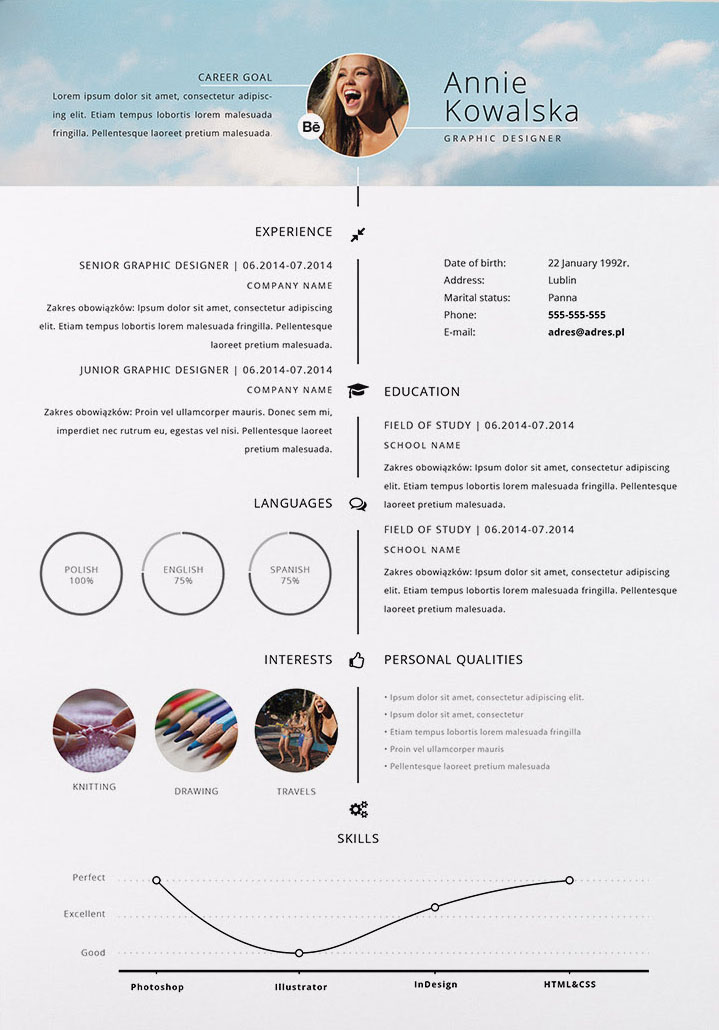 Free Timeline Resume Template