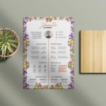 Beautiful Flower Resume