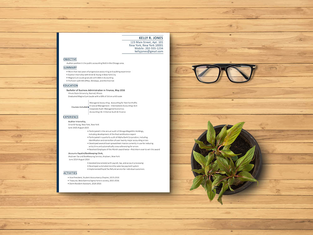 Free Accounting Resume Template