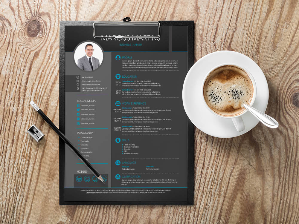 Free Business Trainer Resume Template