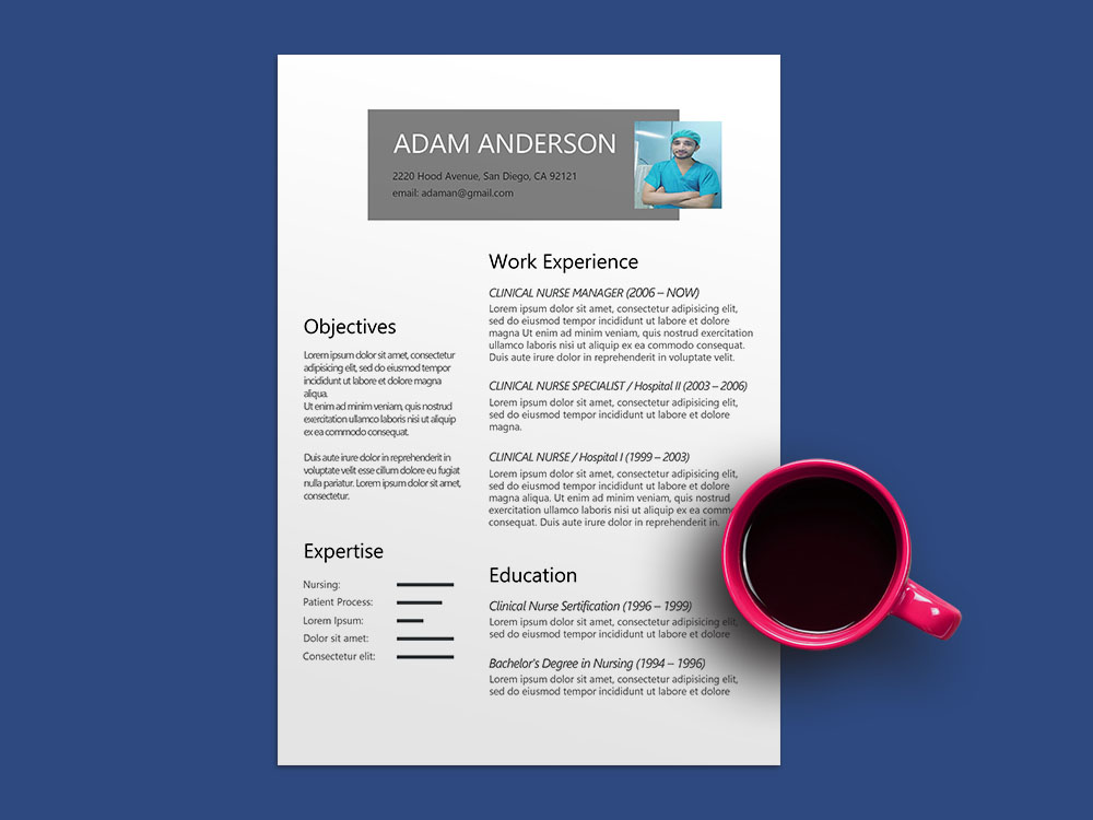 Free Clinical Nurse Resume Template with Sample