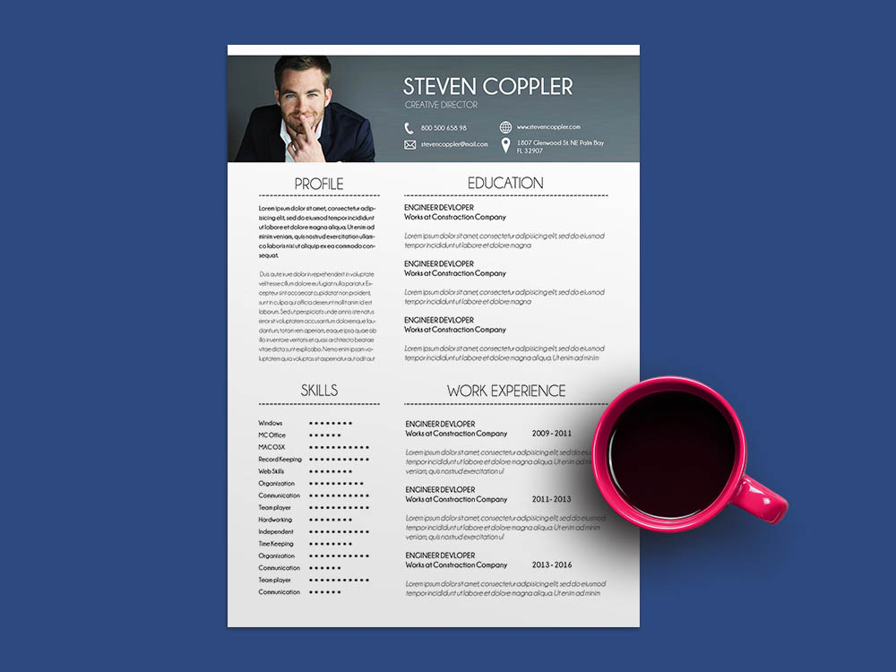 Free Engineer Developer Resume Template