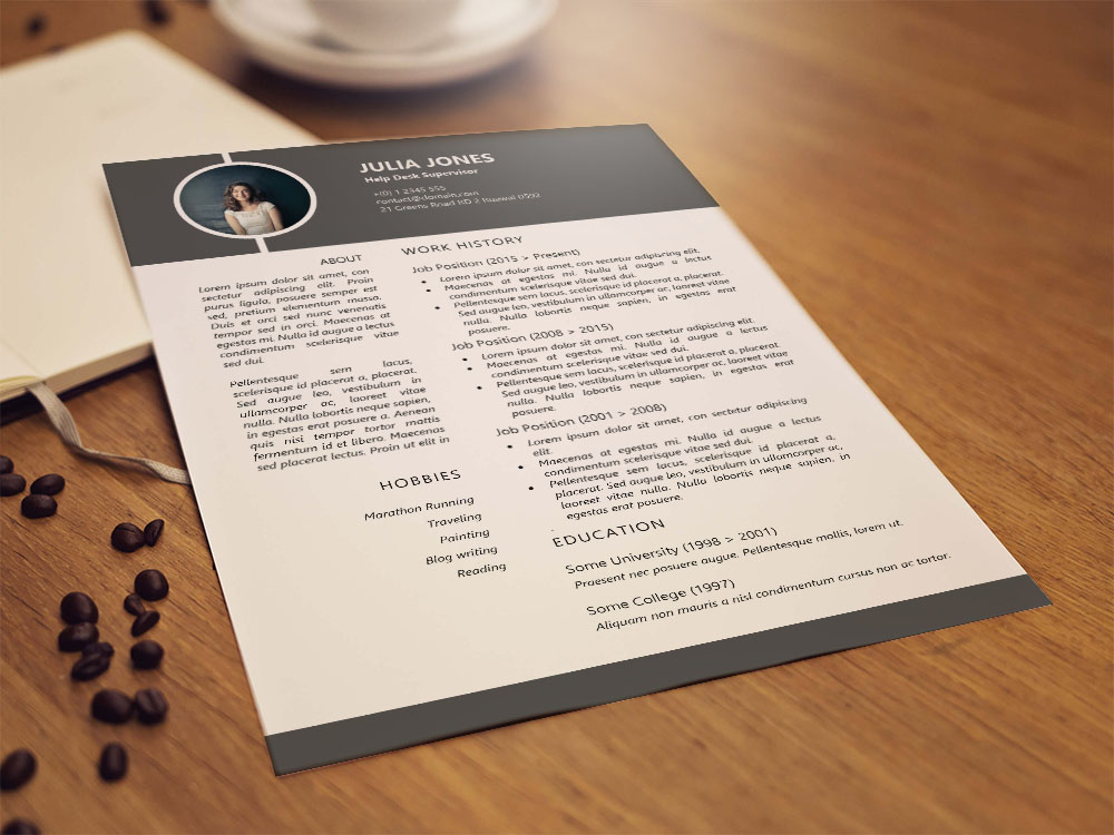 Free Help Desk Supervisor Resume Template for Job Seeker