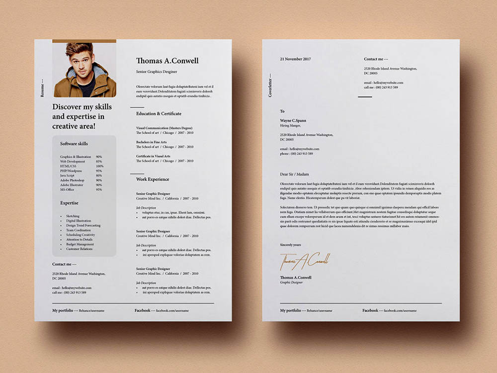 Free Professional Modern Resume Template