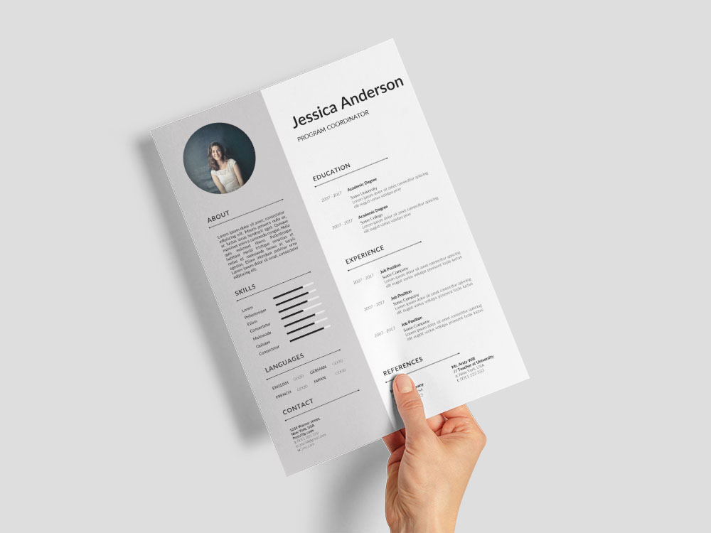 Free Program Coordinator Resume Template for Job Seeker