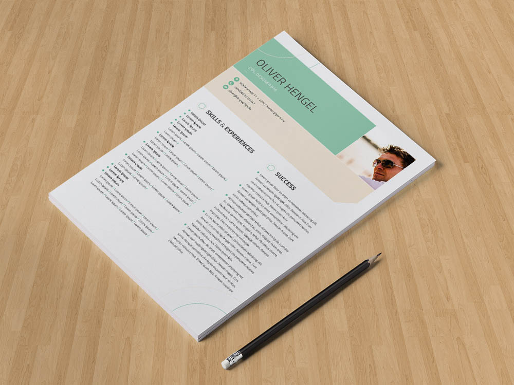Free Small Size Resume Template