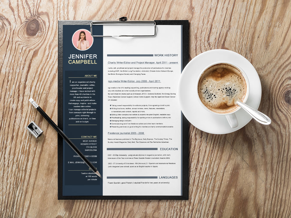 Free Writer Resume Template