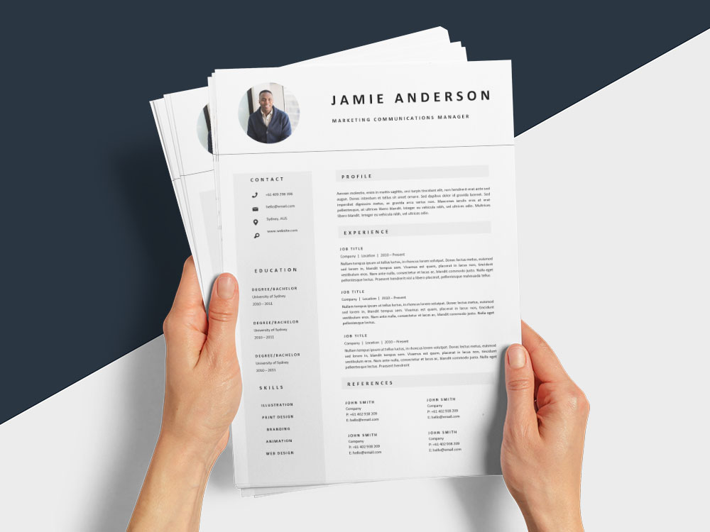 Free Marketing Communications Manager Resume Template with Professional Look