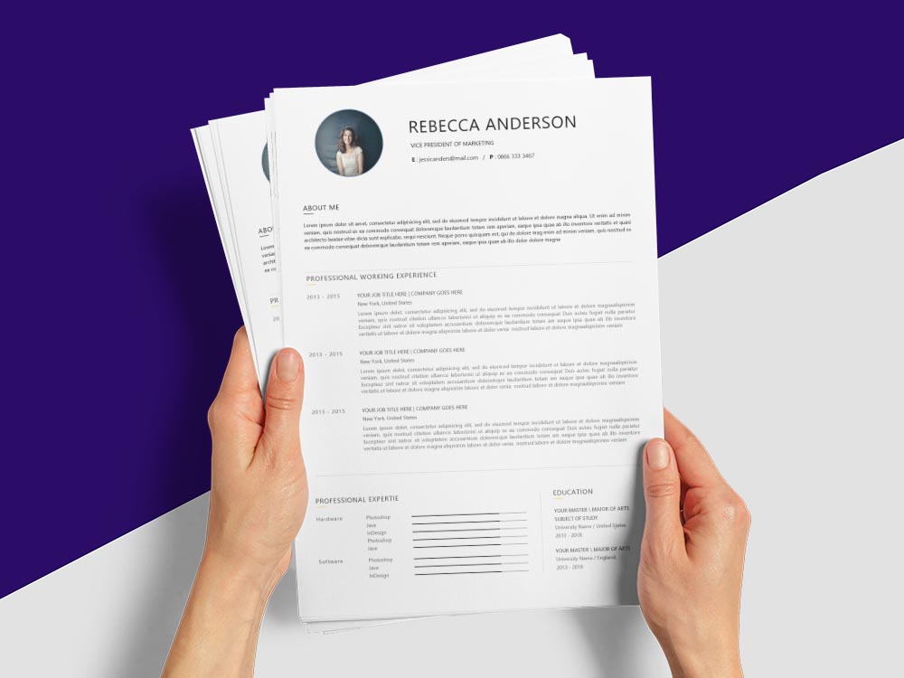 Free Vice President Of Marketing Resume Template with Professional Look
