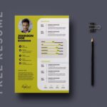 Professional PSD Resume Template