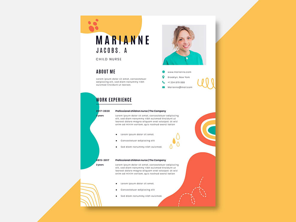 Free Child Nurse Resume Template