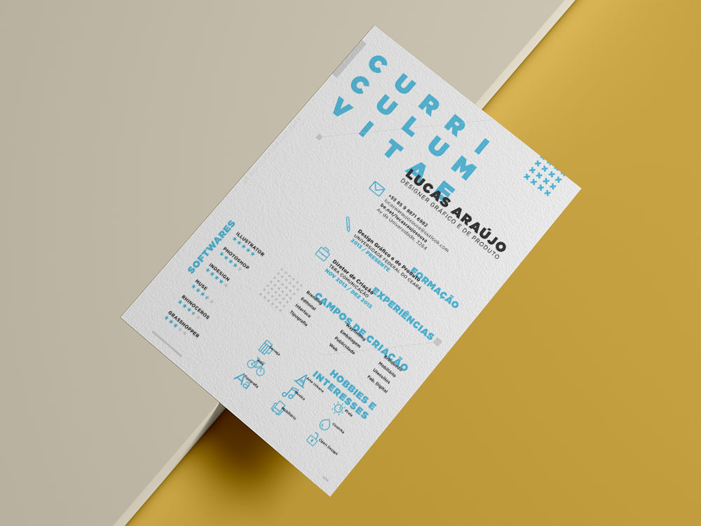 Free Hipster Style Resume Template