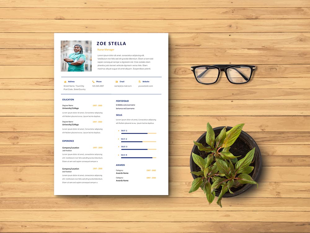 Free Nurse Manager Resume Template