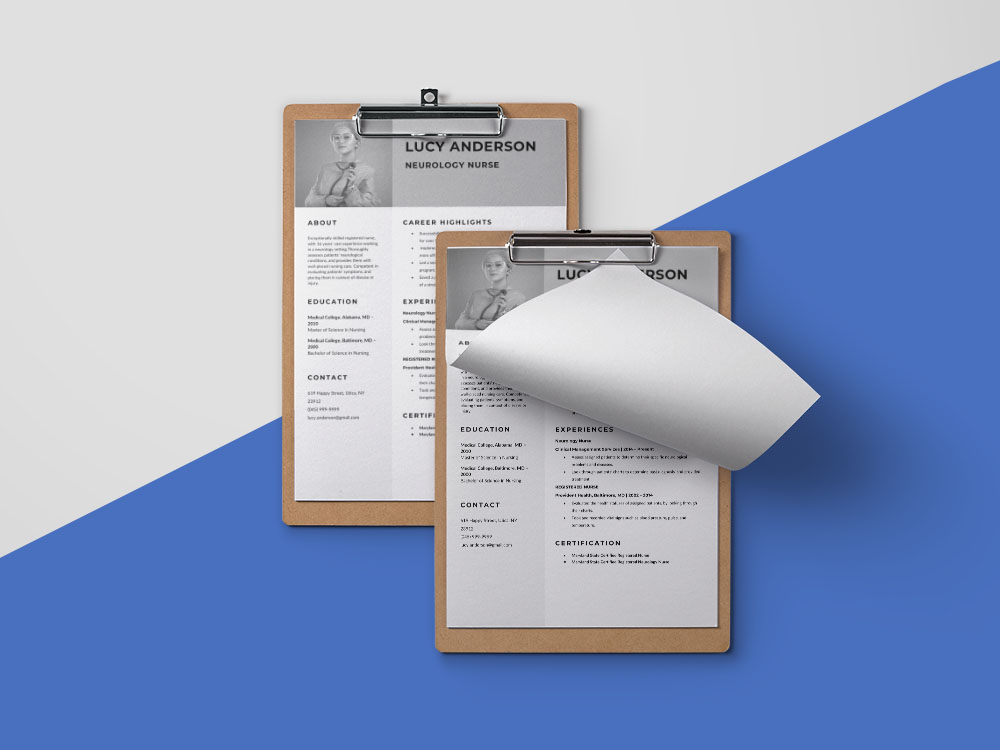 Free Nurse Resume Template