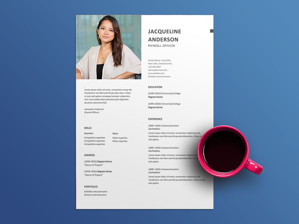 Free Payroll Officer Resume Template