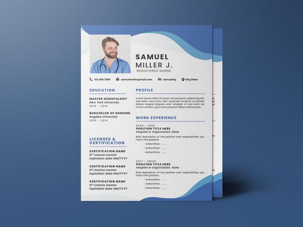 Free Registered Nurse Resume Template