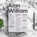 Typographer Resume Template