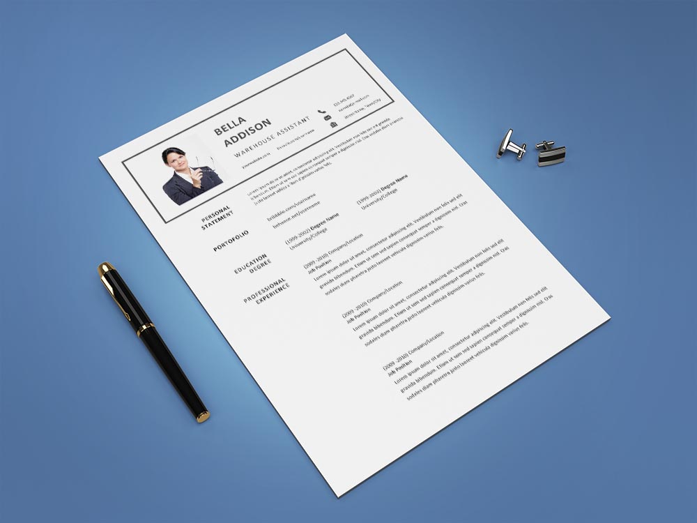 Free Warehouse Assistant Resume Template