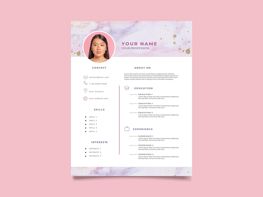 Free Costume Designer Resume Template for Job Seeker