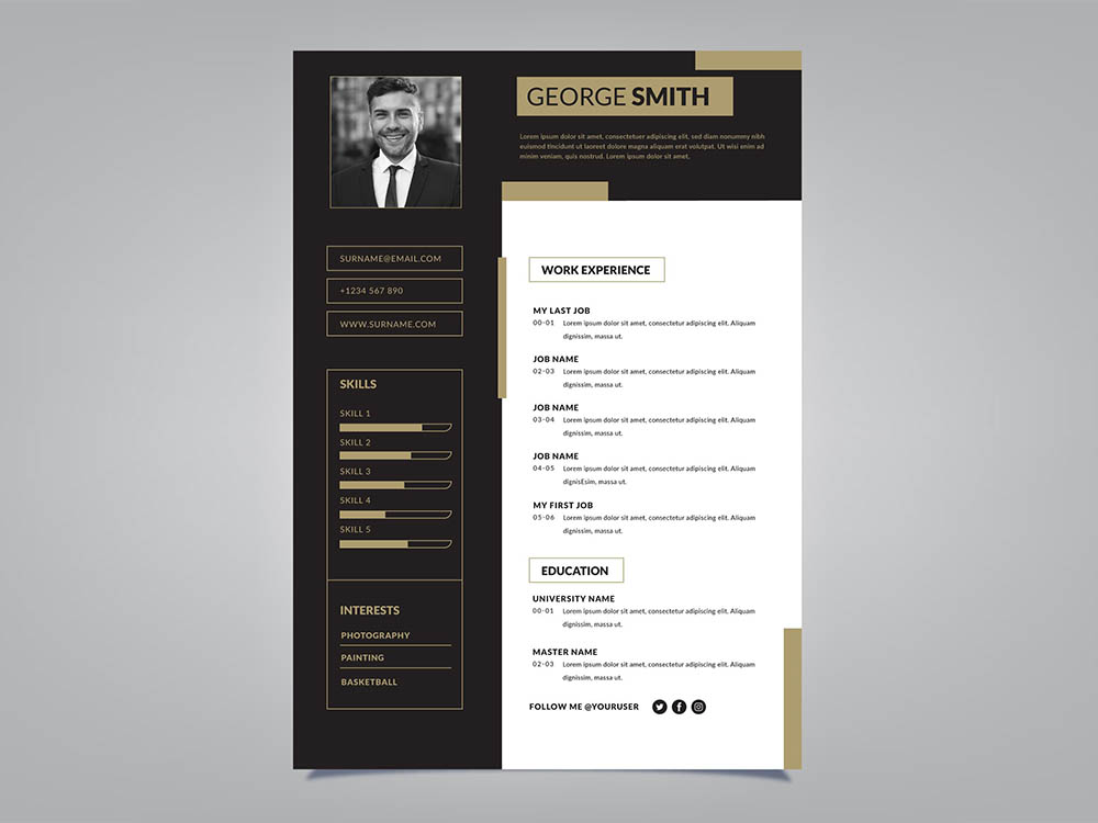 Free Branch Manager Resume Template